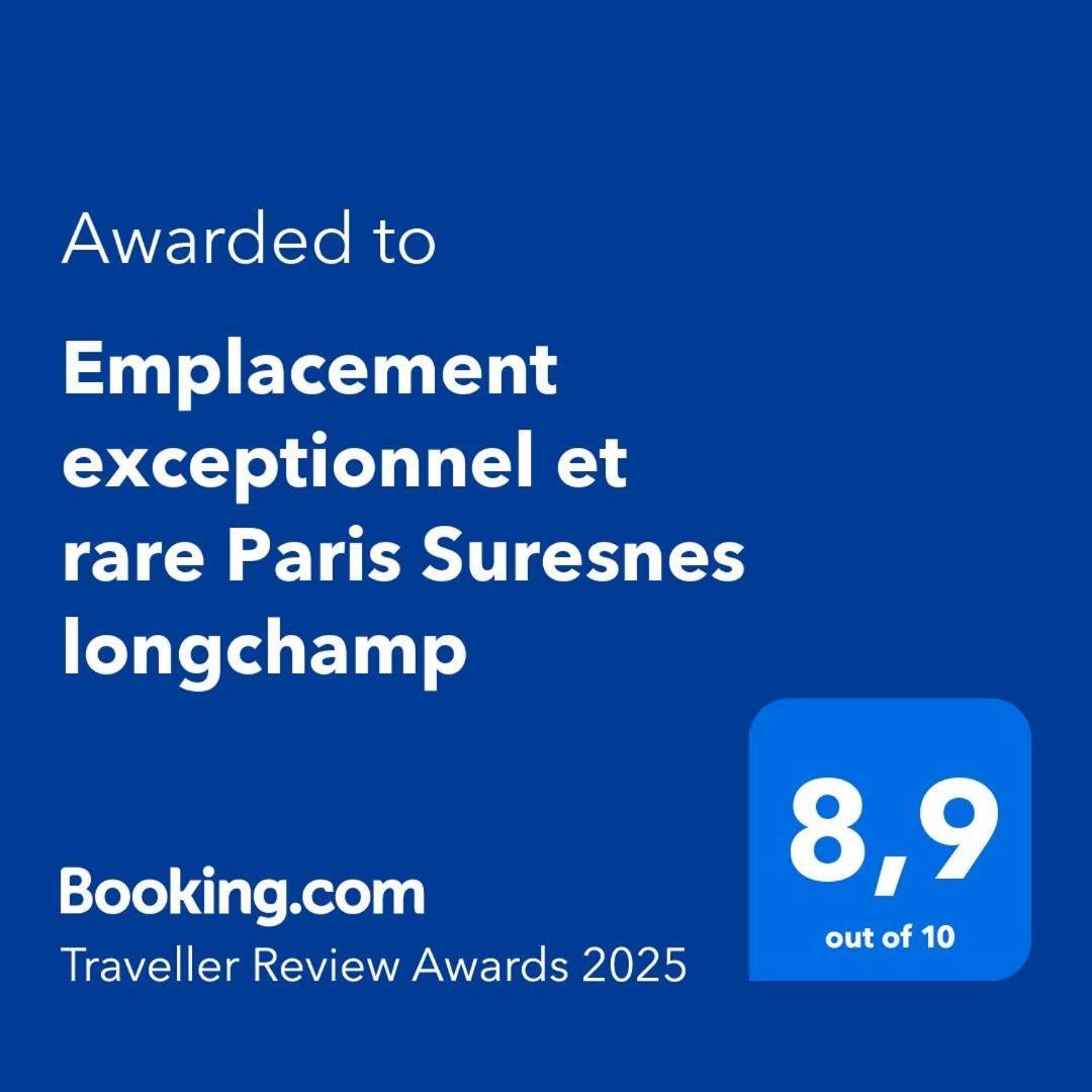 Emplacement Exceptionnel Et Rare Paris Suresnes Longchamp Экстерьер фото